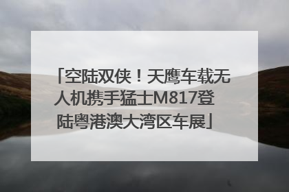 空陆双侠！天鹰车载无人机携手猛士M817登陆粤港澳大湾区车展
