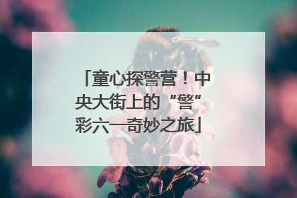 童心探警营！中央大街上的“警”彩六一奇妙之旅