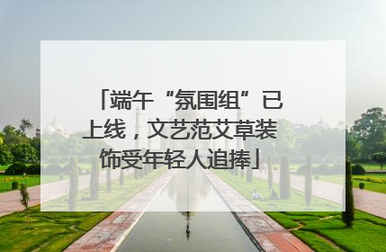 端午“氛围组”已上线，文艺范艾草装饰受年轻人追捧