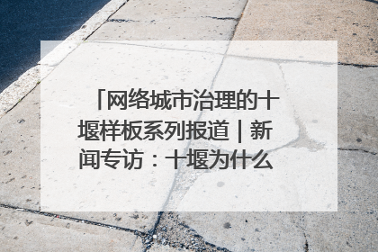 网络城市治理的十堰样板系列报道｜新闻专访：十堰为什么成为“黑马型”城市治理网络维度典型