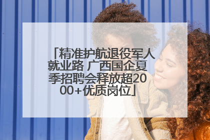 精准护航退役军人就业路 广西国企夏季招聘会释放超2000+优质岗位