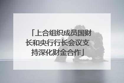 上合组织成员国财长和央行行长会议支持深化财金合作