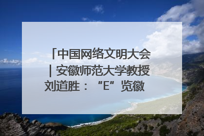 中国网络文明大会｜安徽师范大学教授刘道胜：“E”览徽风，构筑中华民族共有精神家园