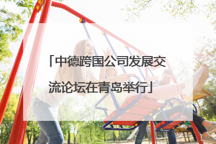 中德跨国公司发展交流论坛在青岛举行