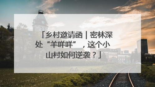 乡村邀请函｜密林深处“羊咩咩”，这个小山村如何逆袭？