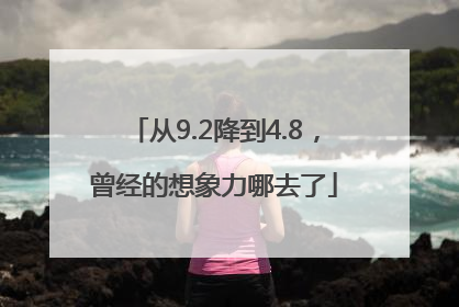 从9.2降到4.8，曾经的想象力哪去了