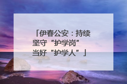 伊春公安：持续坚守“护学岗” 当好“护学人”