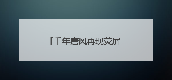 千年唐风再现荧屏 电视剧《长安的荔枝》西安开启首场观影