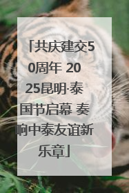 共庆建交50周年 2025昆明·泰国节启幕 奏响中泰友谊新乐章