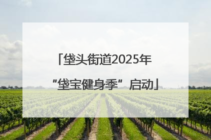 垡头街道2025年“垡宝健身季”启动