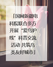 国网新疆电科院联合多方开展“爱鸟护线”科普交流活动 共筑鸟类友好城市