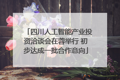 四川人工智能产业投资洽谈会在蓉举行 初步达成一批合作意向