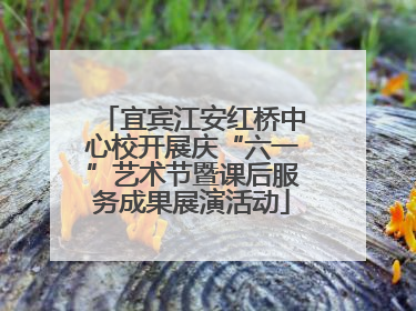 宜宾江安红桥中心校开展庆“六一”艺术节暨课后服务成果展演活动