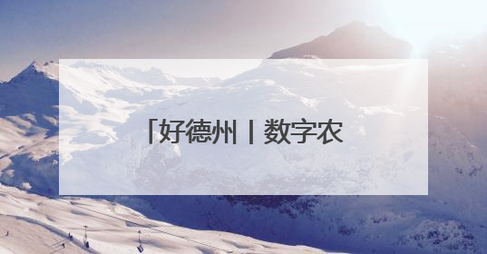 好德州丨数字农业上线！探寻车厘子“甜蜜密码”