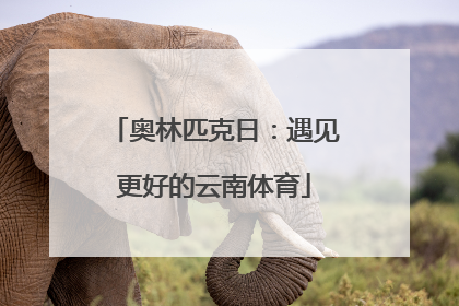 奥林匹克日：遇见更好的云南体育