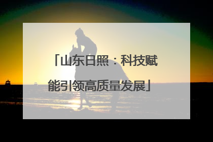 山东日照：科技赋能引领高质量发展
