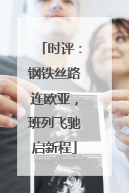 时评：钢铁丝路连欧亚，班列飞驰启新程