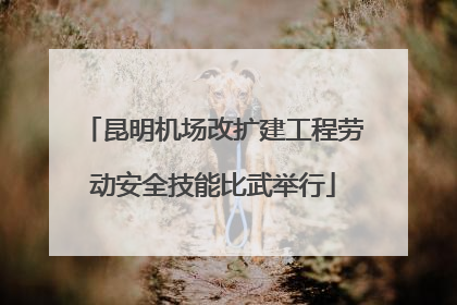 昆明机场改扩建工程劳动安全技能比武举行