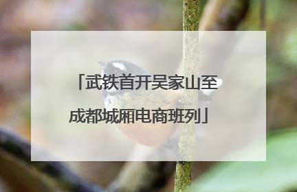 武铁首开吴家山至成都城厢电商班列