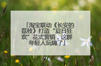 淘宝联动《长安的荔枝》打造“夏日狂欢”花式营销，这群年轻人玩嗨了