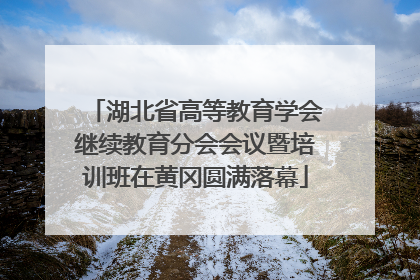 湖北省高等教育学会继续教育分会会议暨培训班在黄冈圆满落幕