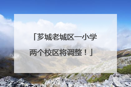 芗城老城区一小学两个校区将调整！
