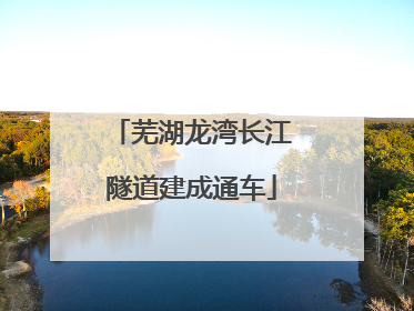 芜湖龙湾长江隧道建成通车