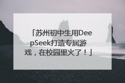 苏州初中生用DeepSeek打造专属游戏，在校园里火了！