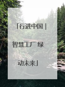 行进中国｜智慧工厂 绿动未来