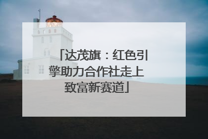 达茂旗：红色引擎助力合作社走上致富新赛道