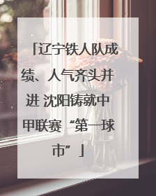 辽宁铁人队成绩、人气齐头并进 沈阳铸就中甲联赛“第一球市”