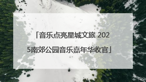 音乐点亮星城文旅 2025南郊公园音乐嘉年华收官