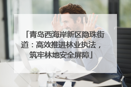 青岛西海岸新区隐珠街道：高效推进林业执法，筑牢林地安全屏障