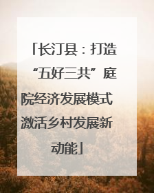 长汀县：打造“五好三共”庭院经济发展模式激活乡村发展新动能
