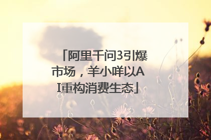 阿里千问3引爆市场，羊小咩以AI重构消费生态