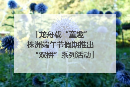 龙舟载“童趣” 株洲端午节假期推出“双拼”系列活动