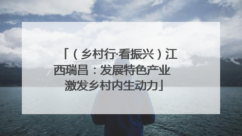 （乡村行·看振兴）江西瑞昌：发展特色产业 激发乡村内生动力